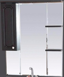 Misty Зеркальный шкаф Александра 75 L венге – фотография-1